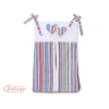 Sacca Organizer per Pannolini Lilla a Strisce Cuori