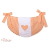 Sacca per Giocattoli per Lettino Arancio Cuori