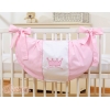 Sacca per Giocattoli per Lettino Rosa Little Prince/Princess