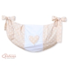 Sacca per Giochi Giocattoli Beige Pois Bianchi Cuori