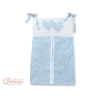 Sacca per Pannolini per Lettino Neonato Blu Fiori Fiori Cuori