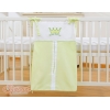 Sacca per Pannolini per Lettino Neonato Verde Little Prince/Princess