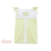 Sacca per Pannolini per Lettino Neonato Verde Little Prince/Princess