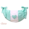 Sacca Portagiochi per Lettino - Cuori Menta Cuori