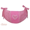 Sacca Portagiochi per Lettino - Cuori Rosa a Scacchi Cuori