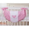 Sacca Portagiochi per Lettino - Cuori Rosa Cuori