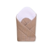 Sacco Nanna con Struttura Rigida - Cuori Marrone Pois Bianchi Cuori