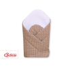 Sacco Nanna con Struttura Rigida - Cuori Marrone Pois Bianchi Cuori