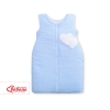 Sacco Nanna Neonati Menta Blu Pois Bianchi Cuori