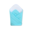 Sacco Nanna Neonati Turchese Pois Bianchi Cuori