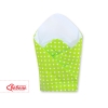 Sacco Nanna Neonati Verde Pois Bianchi Cuori