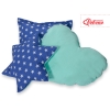 Set 3 Cuscini Blu Scuro