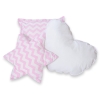Set 3 Cuscini Rosa Chevron