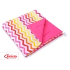 Set 3 Cuscini Rosa Giallo Chevron