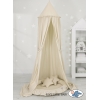 Set: Baldacchino da Appendere + Nido con Balze + Cuscini Beige
