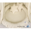 Set: Baldacchino da Appendere + Nido con Balze + Cuscini Beige