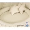 Set: Baldacchino da Appendere + Nido con Balze + Cuscini Beige
