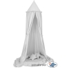 Set: Baldacchino da Appendere + Nido con Balze + Cuscini Grigio