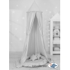Set: Baldacchino da Appendere + Nido con Balze + Cuscini Grigio