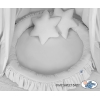 Set: Baldacchino da Appendere + Nido con Balze + Cuscini Grigio