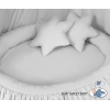 Set: Baldacchino da Appendere + Nido con Balze + Cuscini Grigio