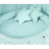 Set: Baldacchino da Appendere + Nido con Balze + Cuscini Menta