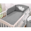 Set Biancheria 2 parti Antracite Cuori
