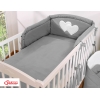 Set Biancheria 2 parti Antracite Cuori