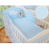 Set Biancheria 2 parti Blu a Strisce Cuori