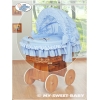 Set Biancheria 4 parti con Cappotta Blu
