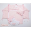 Set Biancheria 6 parti per Rosa Cuori