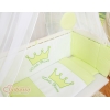 Set Biancheria con Baldacchino 6 parti Verde Little Prince/Princess