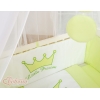 Set Biancheria con Baldacchino 6 parti Verde Little Prince/Princess