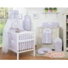 Set Biancheria da Lettino con Baldacchino 7 parti Rosa Fiori Fiori Cuori