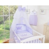 Set Biancheria da Lettino con Zanzariera 7 parti Lilla Little Prince/Princess