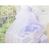 Set Biancheria da Lettino con Zanzariera 7 parti Lilla Little Prince/Princess