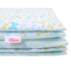 Set Biancheria da Letto 140x200cm 2 parti - Junior Blu Farfalle