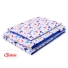 Set Biancheria da Letto 140x200cm 2 parti - Junior Blu Scuro Aereo