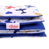 Set Biancheria da Letto 140x200cm 2 parti - Junior Blu Scuro Aereo