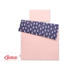 Set Biancheria da Letto 140x200cm 2 parti - Junior Blu Scuro Conigli