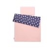 Set Biancheria da Letto 140x200cm 2 parti - Junior Blu Scuro Conigli
