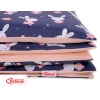 Set Biancheria da Letto 140x200cm 2 parti - Junior Blu Scuro Conigli