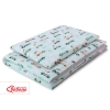 Set Biancheria da Letto 140x200cm 2 parti - Junior Menta Conigli