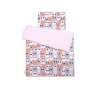 Set Biancheria da Letto 140x200cm 2 parti - Junior Rosa Grigio Gatti
