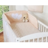 Set Biancheria da Letto 2 parti Beige Pois Bianchi Cuori