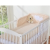 Set Biancheria da Letto 2 parti Beige Pois Bianchi Cuori