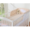 Set Biancheria da Letto 2 parti Beige Pois Bianchi Cuori