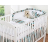 Set Biancheria da Letto 2 parti Marrone a Strisce Cuori