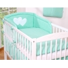 Set Biancheria da Letto 2 parti Menta Cuori