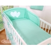 Set Biancheria da Letto 2 parti Menta Cuori
